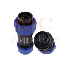 Weipu SP21 IP68 15Pin Waterproof cable Connector ,Panel Mount Aviation Connector