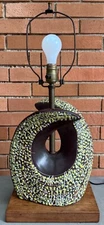 Vintage MCM Ceramic Pottery Lamp Mid Century Modern Lighting 50s 60s Potters?