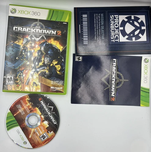 Crackdown 2 (Microsoft Xbox 360, 2010) (230378) With Inserts! Free Shipping!