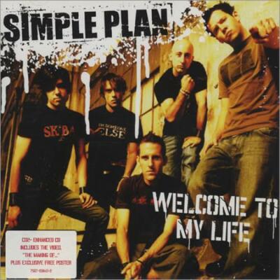 * SIMPLE PLAN - WELCOME TO MY LIFE / THE WORST DAY EVER -  CD 2 Single w. POSTER