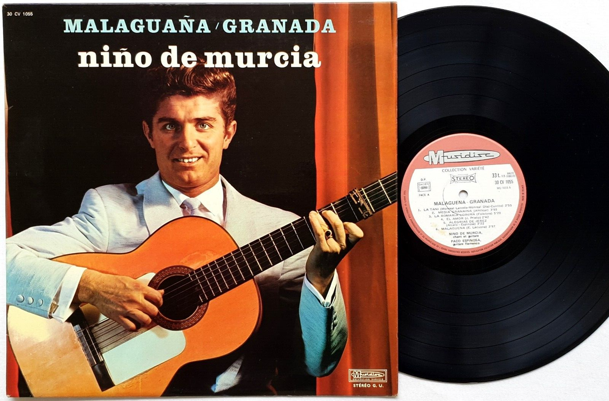Nino De Murcia ‎– Malaguana / Granada Vinyl LP 1969 Musidisc