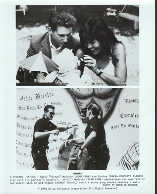 Colors 1988 8x10 Black & white movie photo #22