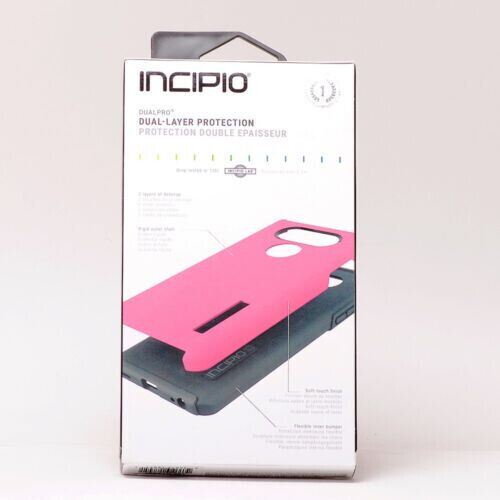 Incipio DualPro Dual-Layer Hard Snap Cover Case für LG V20 - Pink Anthrazit Grau - Bild 2 von 6