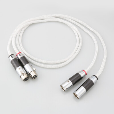 Paar 16 Adern Solid Pure Silver Hi-Fi Balanced XLR Audio Kabel Interconnect Wire