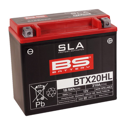 BATTERIA BS SLA BTX20HL TRIUMPH TIGER EXPLORER XRX 1215 1200 2018