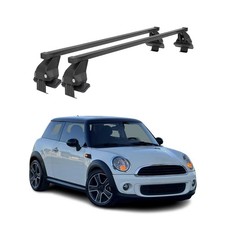 Menabo Dachträger für Mini One Cooper F55 2014-2018 Pre-FL 5tür 50kg Schwarz 2x