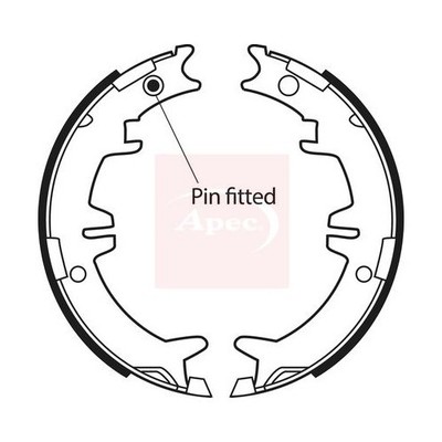 For TOYOTA PREVIA / ESTIMA II R3 2000 to 2006 BRAKE SHOES REAR SHU612