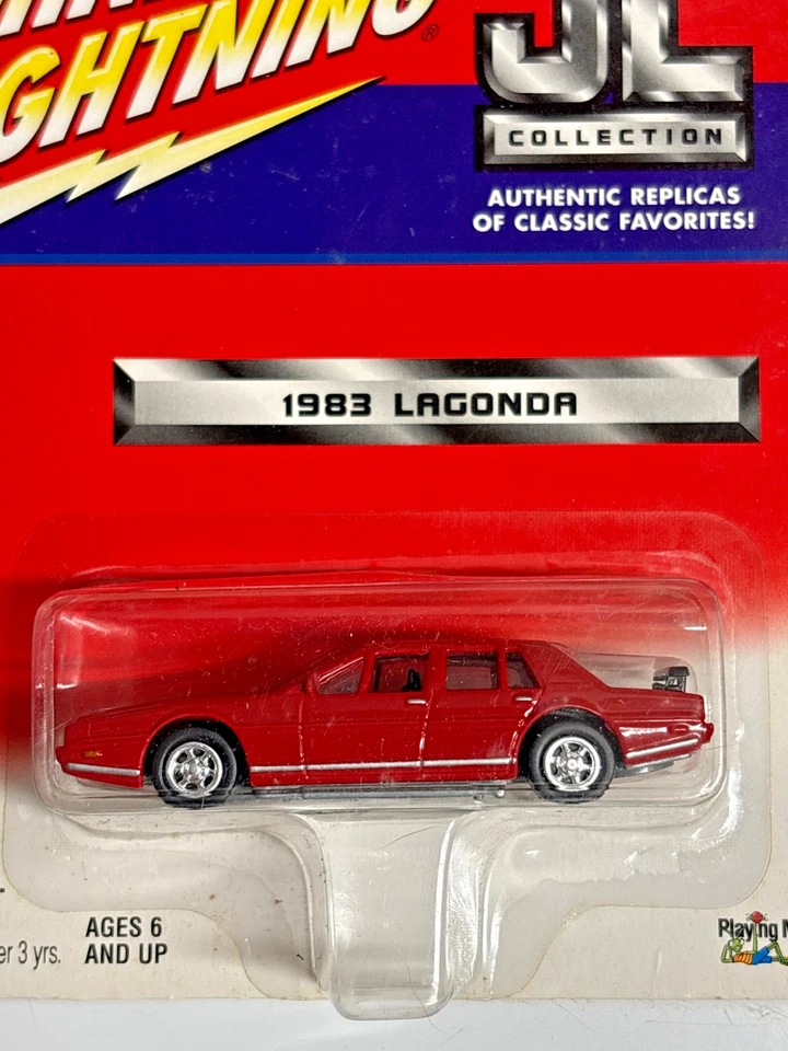 Johnny Lightning Colección JL 1983 Lagonda Rojo Diecast 1/64 Foto 2 de 3