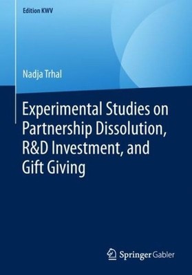 Experimental Studies On Partnership Dissolution, R&D Investm...