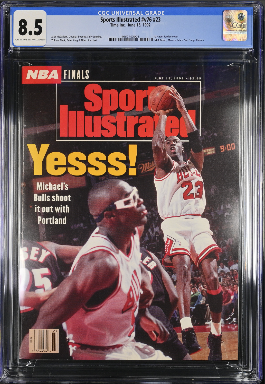 Vintage Sports Illustrated Newsstand Michael Jordan YESSS! J