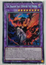 CH01-EN041 - The Dragon that Devours the Dogma  - SECRET  Rare - NM/M