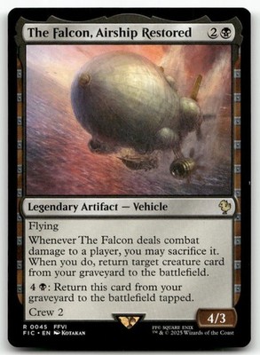 The Falcon, Airship Restored 45 MTG Commander: FINAL FANTASY R NM
