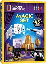 Blue Marble National Geographic Kids Magic Set - 45 Tricks 45 Kit, NEW