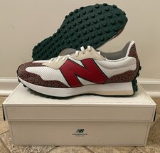 New Balance x Casablanca 327 Red Monogram MS327CAA Sz 10.5 Tried On OG Box Size 4 - Casablanca x New Balance 327 Red Monogram for sale  main image 4