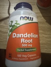 NOW FOODS Dandelion Root 500 mg 100 Veg Capsules