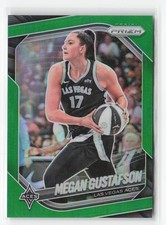 2025 Panini Prizm WNBA #49 Megan Gustafson Green Prizms