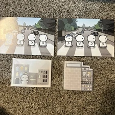 The Coffee Monsterz Co 2024 Q1 City Buildings Lot- Sticky Notes, Adhesive Pocket