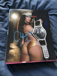 Chelsea Green Signed 8x10 Photo Wwe Diva