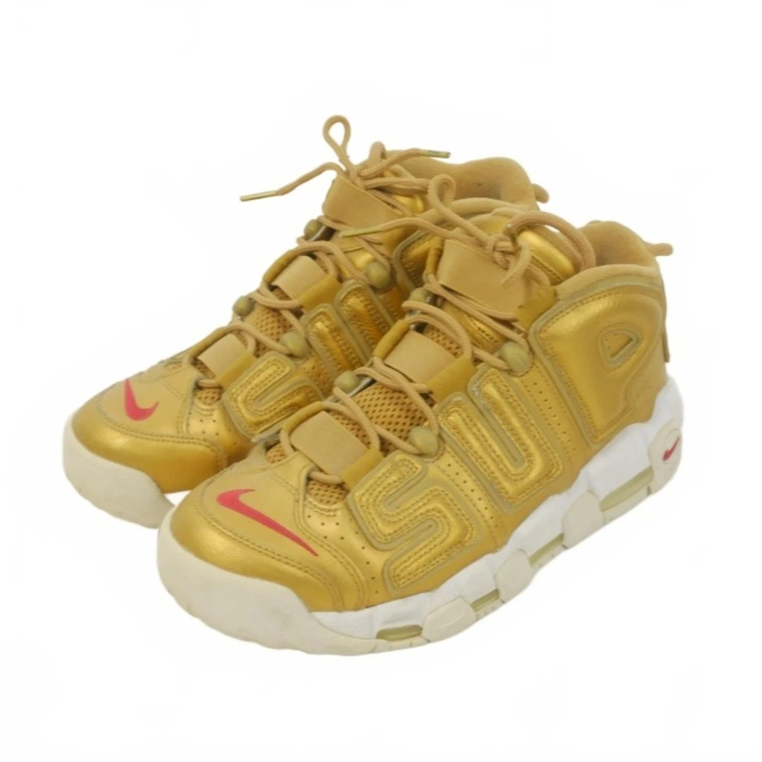 Nike x Supreme Air More Uptempo Airmore Metallic Gold US 7,5 902290 700 Occasion 34c