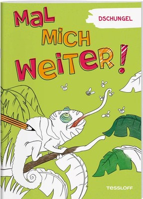 Mal mich weiter! Dschungel | Malen für Kinder ab 7 Jahren | Judith Federer