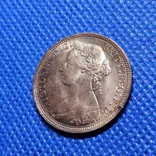 1888 Halfpenny Victoria British Bronze Coin