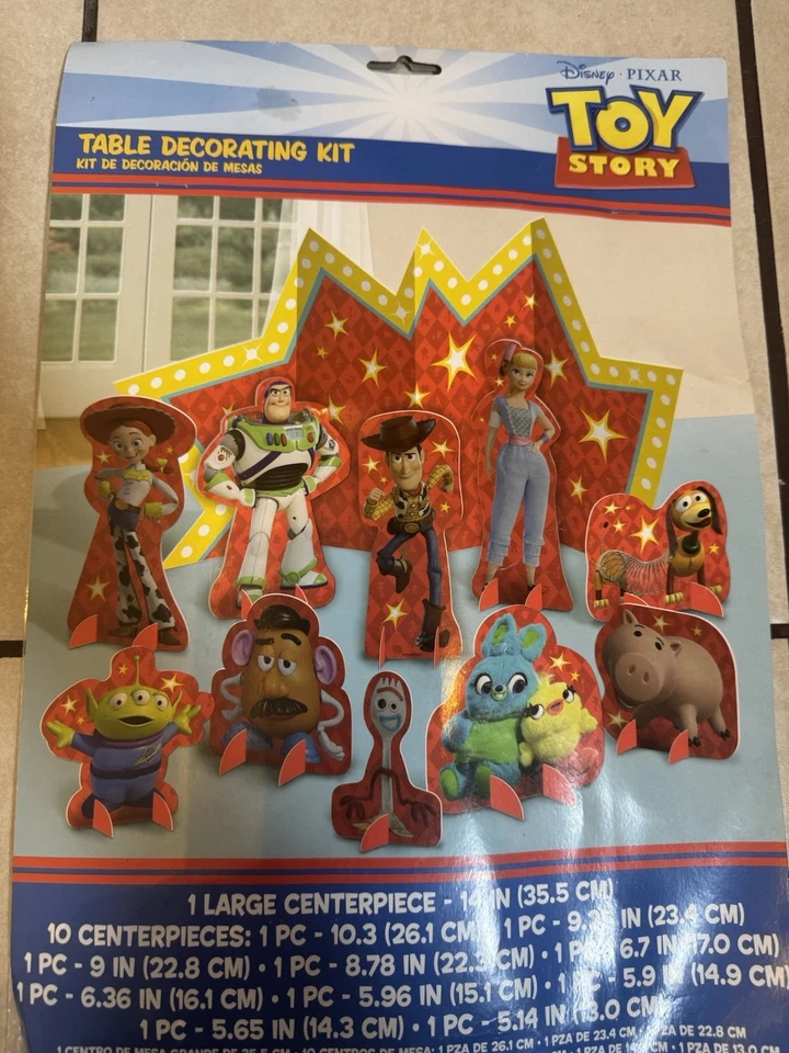 Kit Decoración Mesa Toy Story Disney Pixar Nuevo Precintado Foto 2 de 3