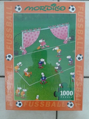 Puzzle Mordillo 1000 Teile Fussball Goal Keepers Wife 29145