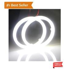 Transform Your Vehicle With 70mm Angel Eyes Led Halo Rings 8000k Brightness