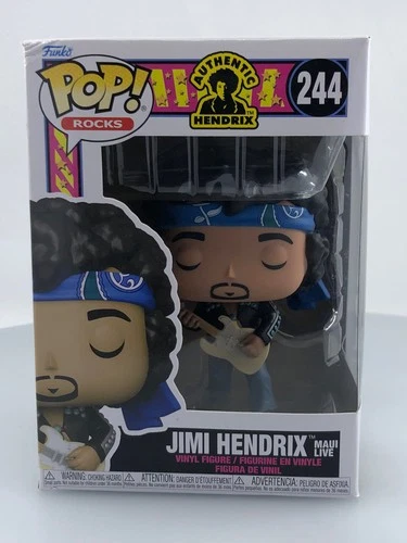 Funko POP! Rocks Jimi Hendrix Live in Maui #244 Vinyl Figure DAMAGED BOX