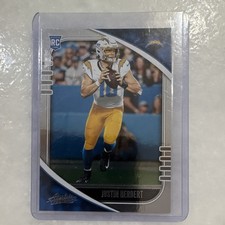 Panini 2020 Absolute Rookie Justin Herbert Base #167 Chargers NFL Football Card. rookie card picture
