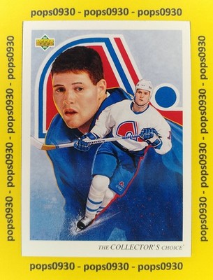 Owen Nolan, Quebec Nordiques, 1992, Upper Deck, Collector's Choice, checklist