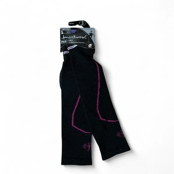 Chaussettes Hautes Smartwool Femme – Noires, Laine Mérinos, Taille S (knee-high)