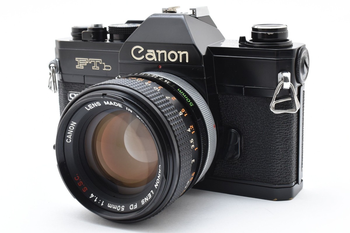 Canon FTb black FD 50mm f/1.4 s.s.c.付 Canon FTb QL Black SLR Film Camera FD 50mm f/1.4 ssc S.S.C.
