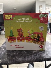 Brickcraft The Grinch Train Building Bricks Set 527 Pieces “Who Express” NEW   