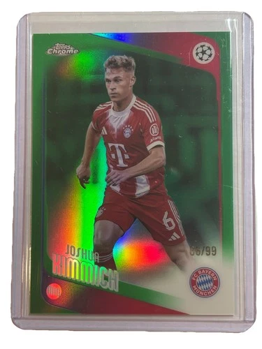 2025-26 Topps Chrome UCC Bayern Munich Joshua Kimmich Green Refractor /99