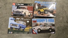 Lot Of 4 Model Kits New Sealed Bronco Jeep Vega Cameo Revell AMT MPC Ford Chevy