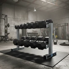 Powerline Rubber Coat Dumbbell Package