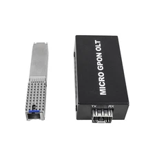  Micro GPON OLT Stick Single Port Portable FTTH FTTx SC UPC SFP 1GE OLT