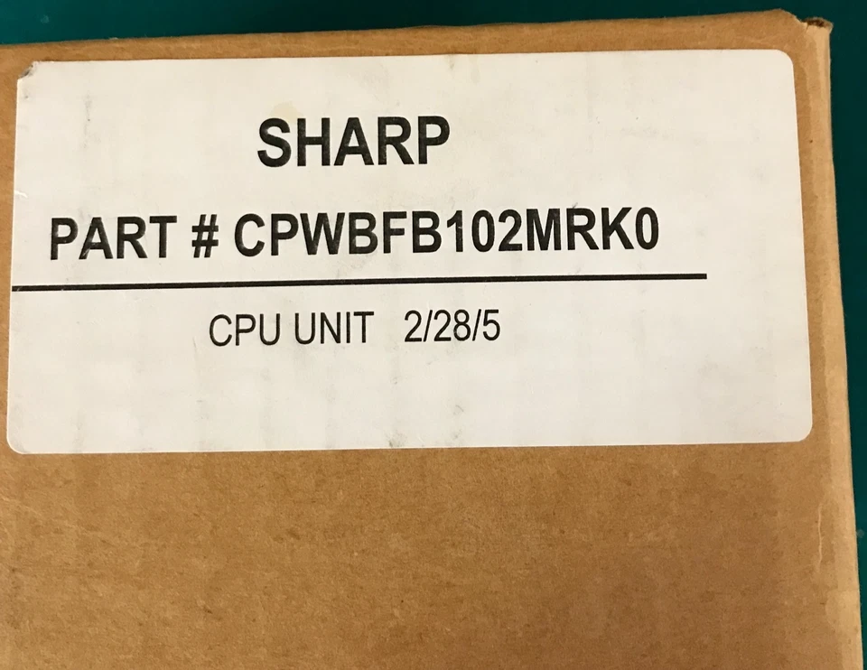 Sharp CPU Circuit Board CPWBFB102MRK0 for R2120 Microwares - Image 2 of 3
