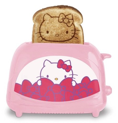 Hello Kitty Two-Slice Toaster Uncanny Brands NEW IN BOX Kitchen Appliance