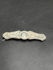 VINTAGE HANDMADE 925 STERLING SILVER HAIR BARRETTE