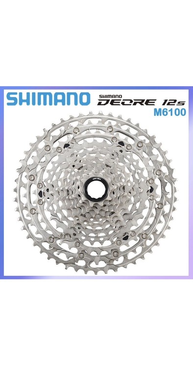 Shimano DEORE CS M6100 Cassette Sprocket 12 Speed Sprocke 10-51T MTB Bike Cycle 