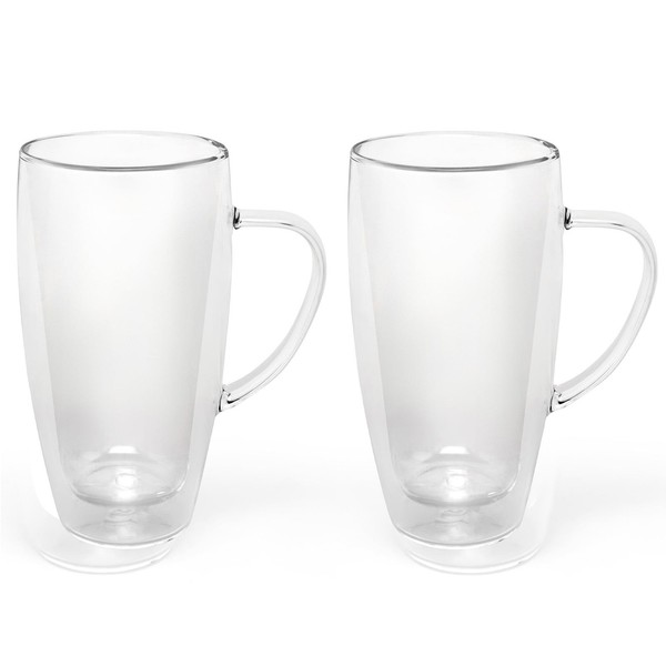KaffeegläSer Latte Macchiato GläSer Set 2-Teilig Doppelwandig TeegläSer Je 295Ml-image