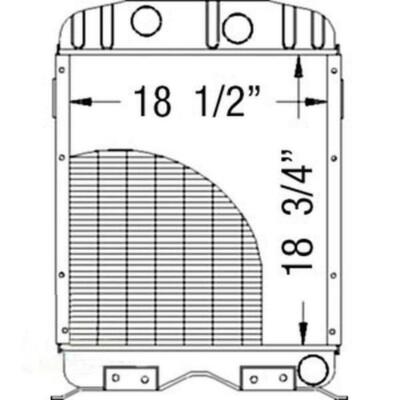 NEW E1ADKN8005E Major & Power Major Radiator Fits Ford/Fits New Holland Tractor