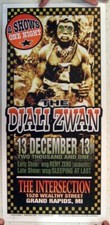 Djali Zwan Poster Silkscreen Grand Rapids MI 13-12-2013 Smashing Pumpkins The