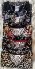 Scrubstar XS Scrub Top Lot Nursing Scrub Lot Tops Bx5