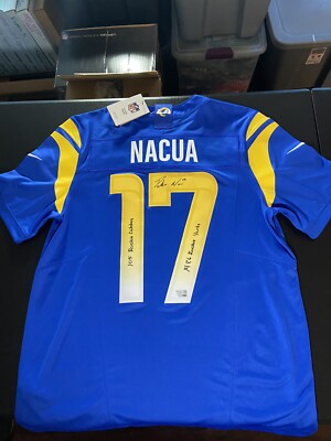 Puka Nacua Signed Nike Limited Jersey Auto Los Angeles Rams