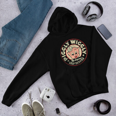PIGGS　ピグス　PIGGS FACE Hoodie　パーカー　XL Piggly Wiggly Grocery Store Black Unisex Hoodie | eBay