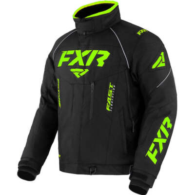 FXR Octane F.A.S.T. Insulated Snowmobile Jacket - Lime/Black
