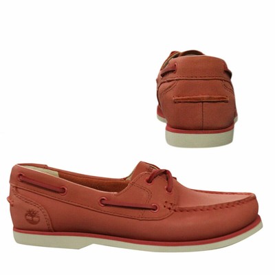 coral boat shoes